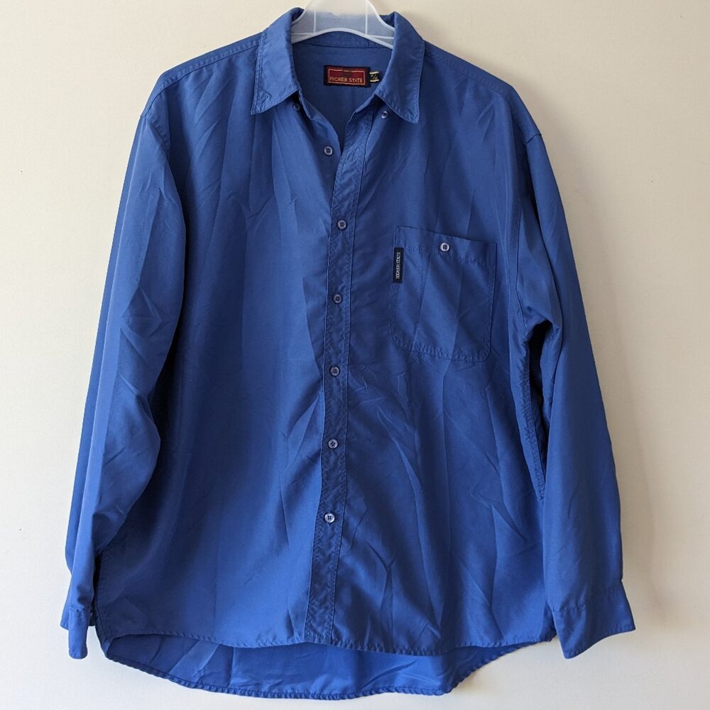 Blue Button Down Dress Shirt